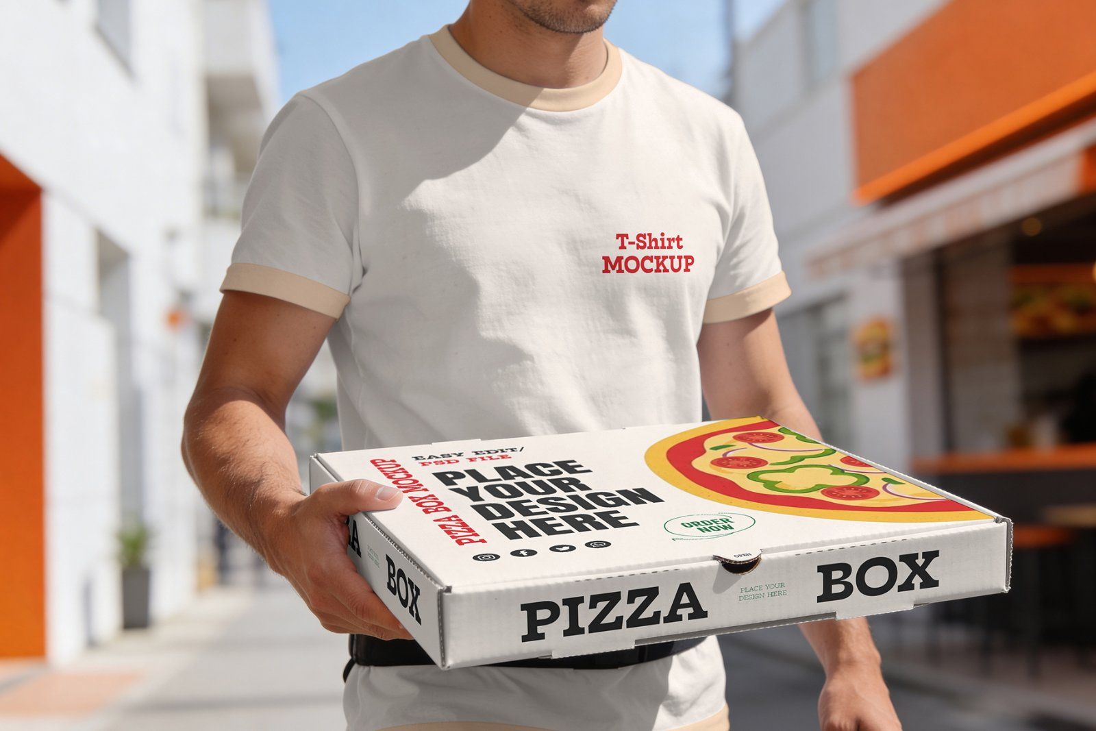 Pizza Shop Mockup Bundle