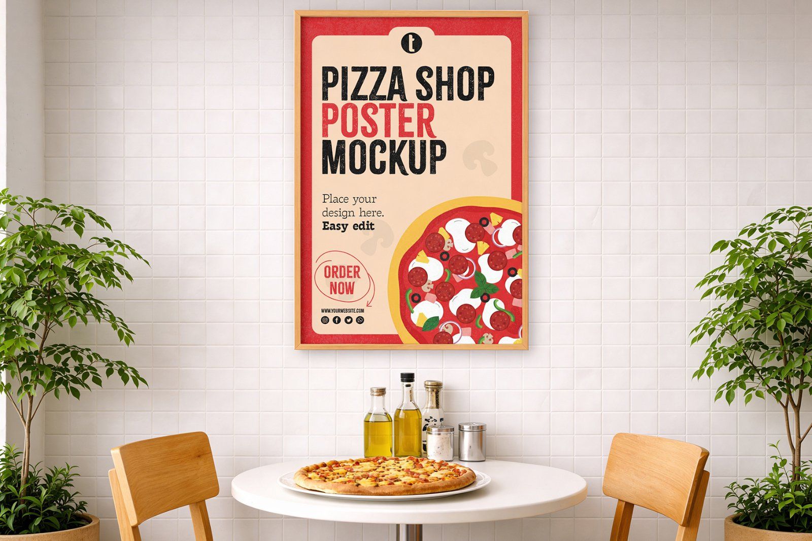 Pizza Shop Mockup Bundle