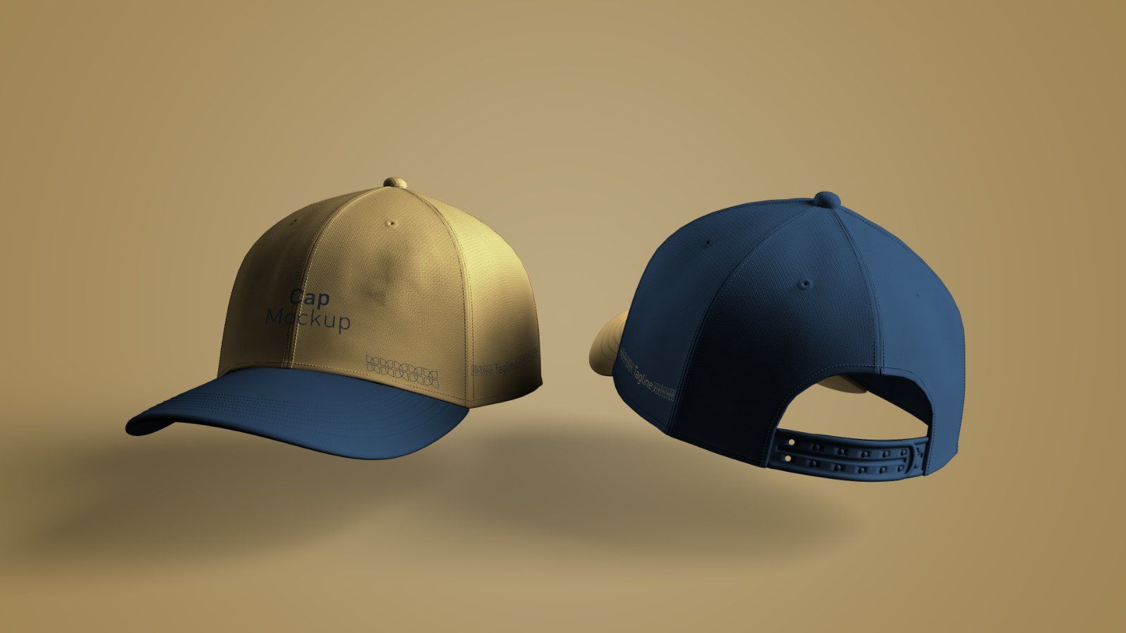 Baseball Cap Mockup – Hat Design, 3 PSD Files