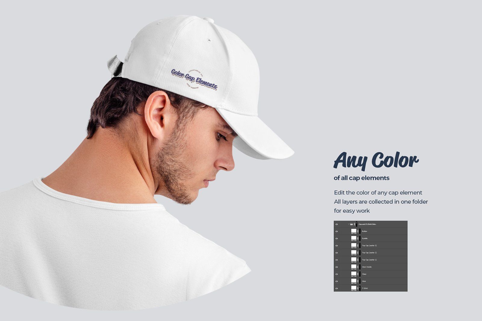 5 Mockups  Men's Cap — image 2