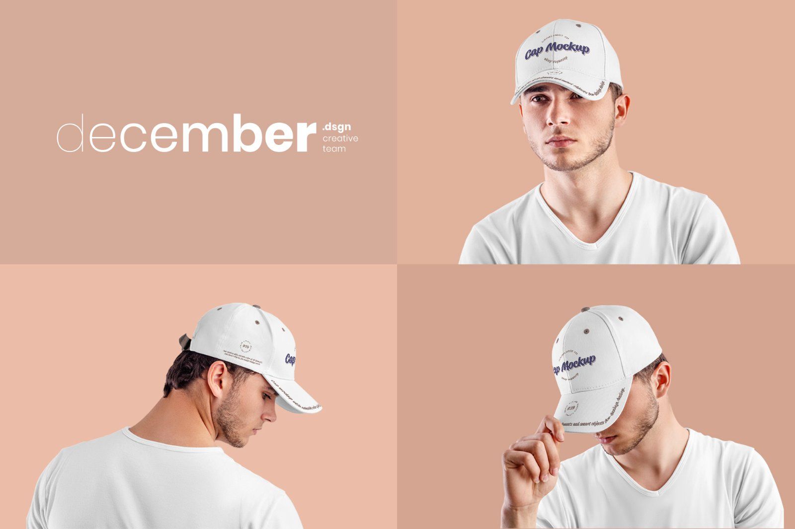 5 Mockups  Men's Cap — image 7
