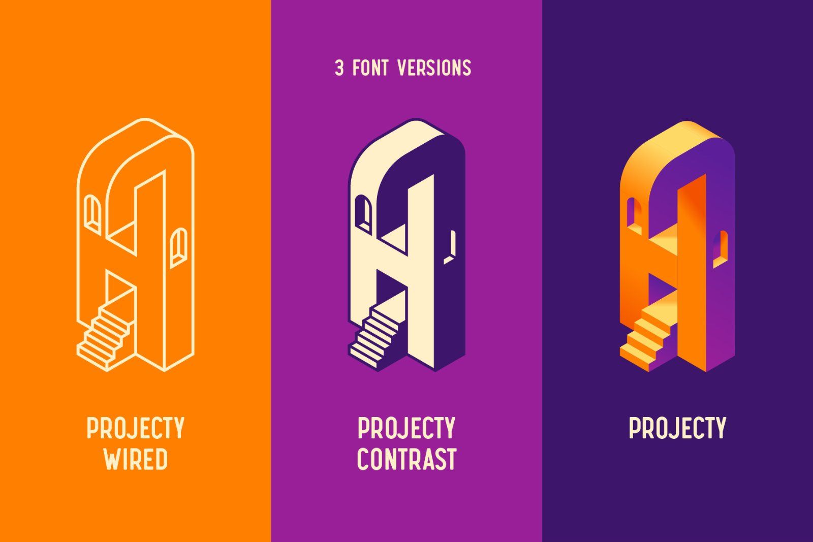 Projecty - Color Vector Font — image 2