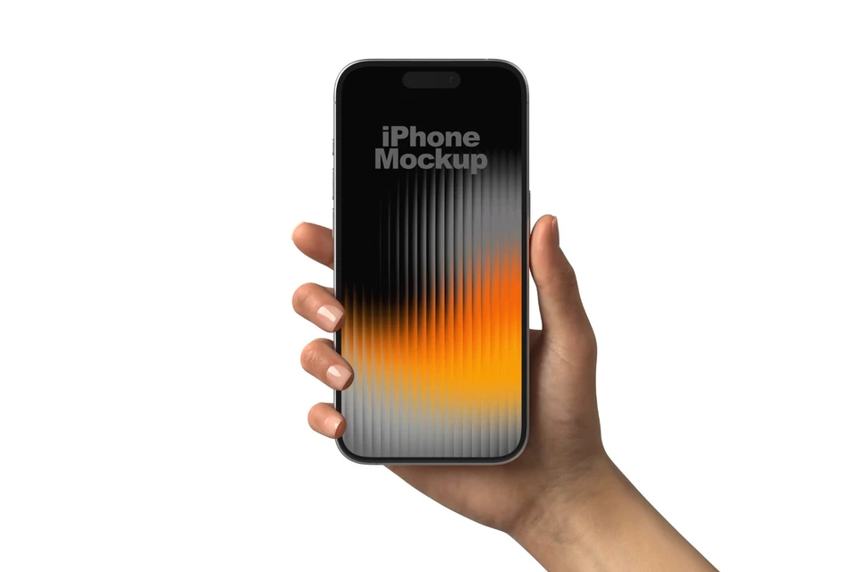 iPhone 17 Pro Max Holding Hand Mockup