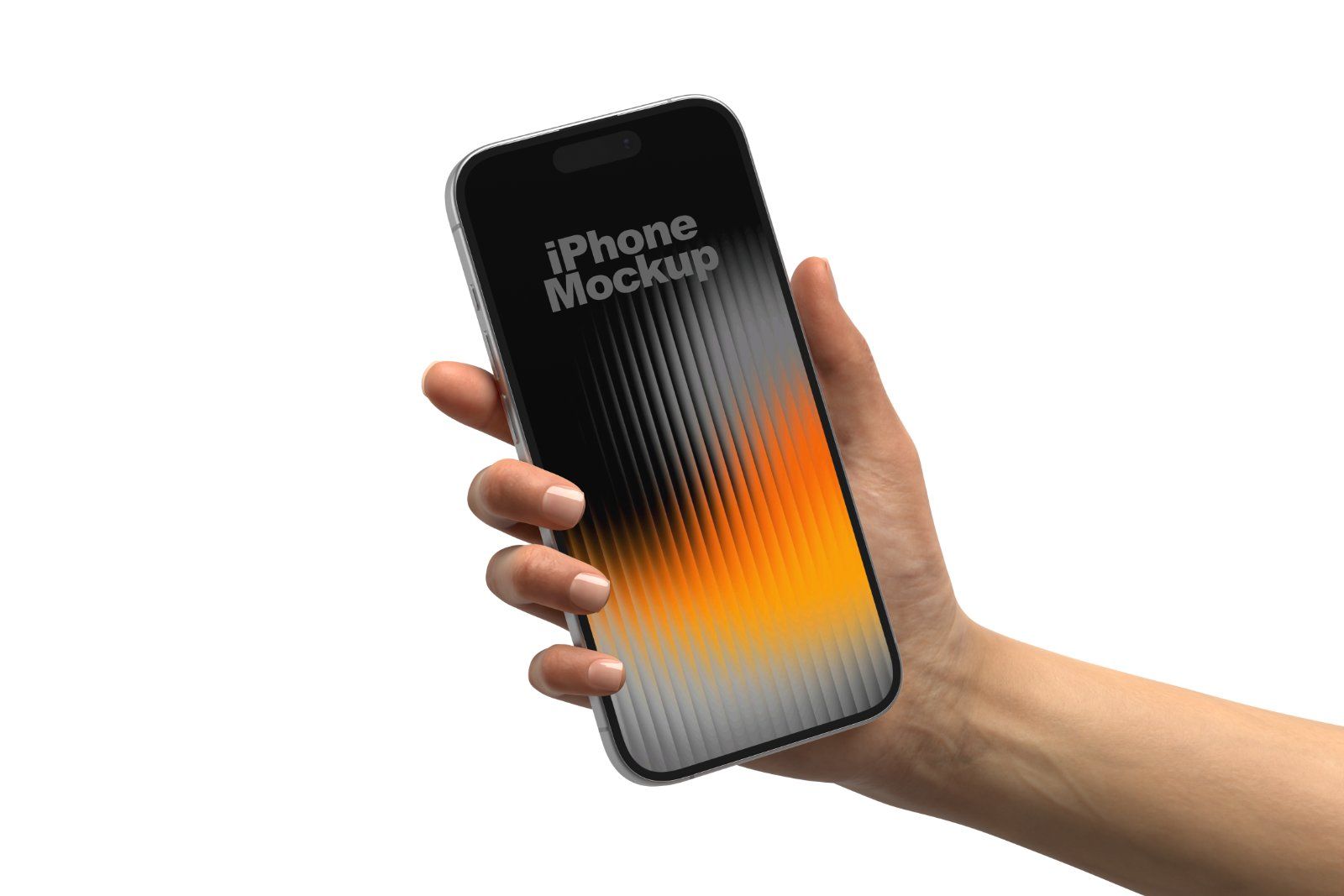 iPhone 17 Pro Max Holding Hand Mockup — image 2