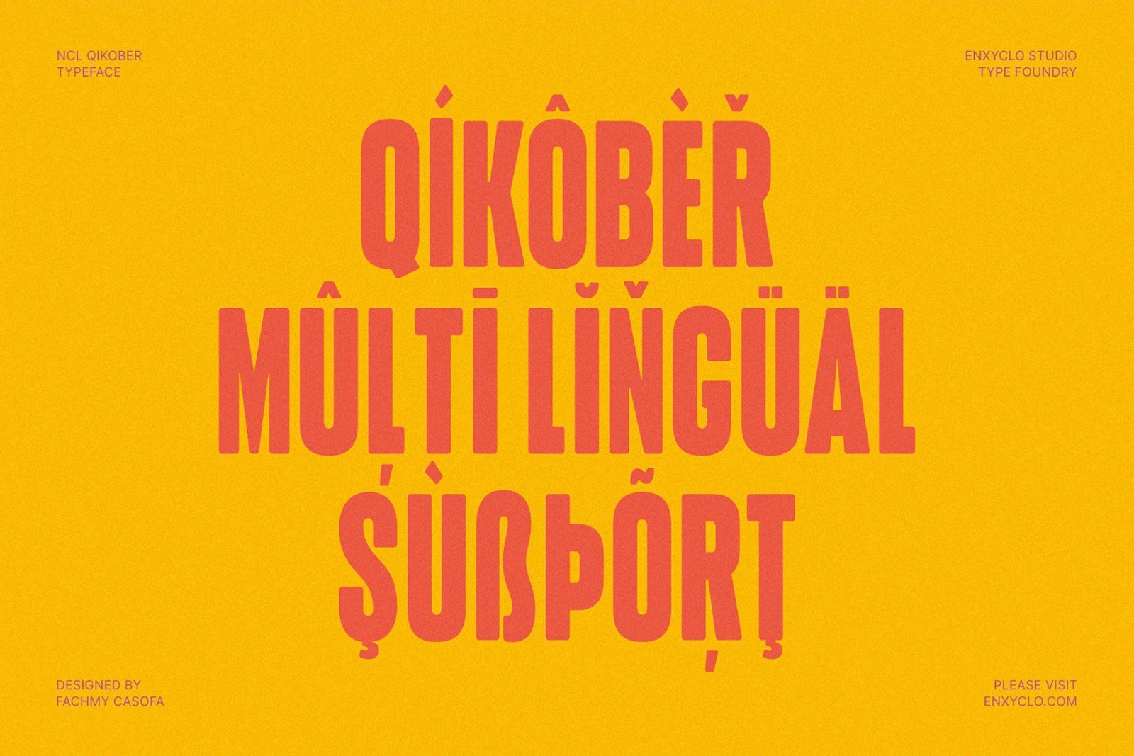 Qikober - Bold Rounded Condensed Font