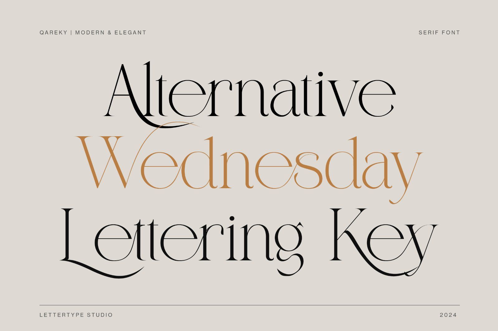 Qareky a Modern & Elegant Serif — image 4