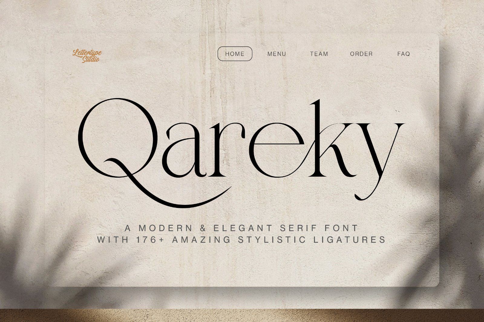 Qareky a Modern & Elegant Serif — image 10