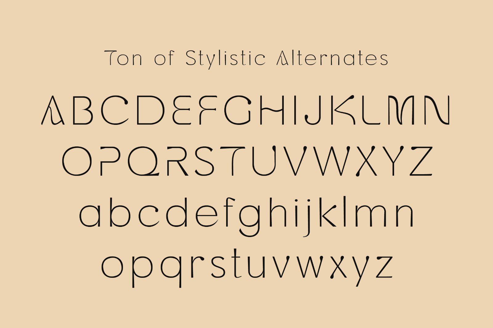 Qonseat is Geometric Display Sans Serif — image 7
