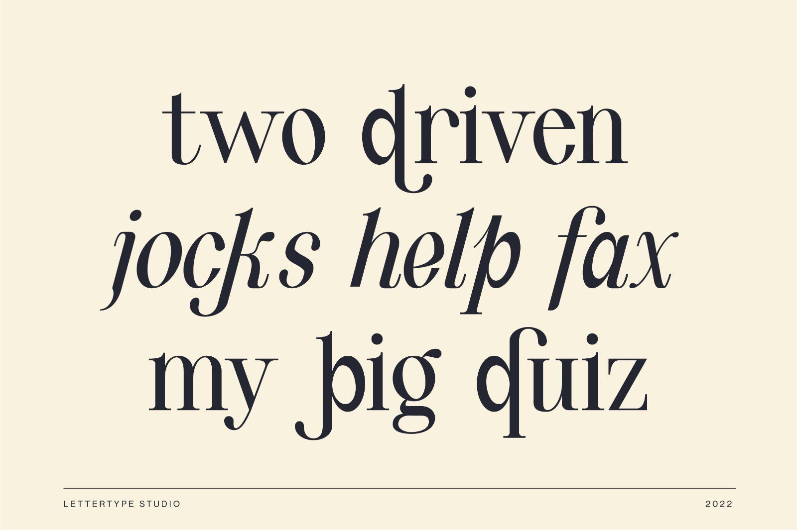 Quinty a Luxury Serif Font Family — image 5