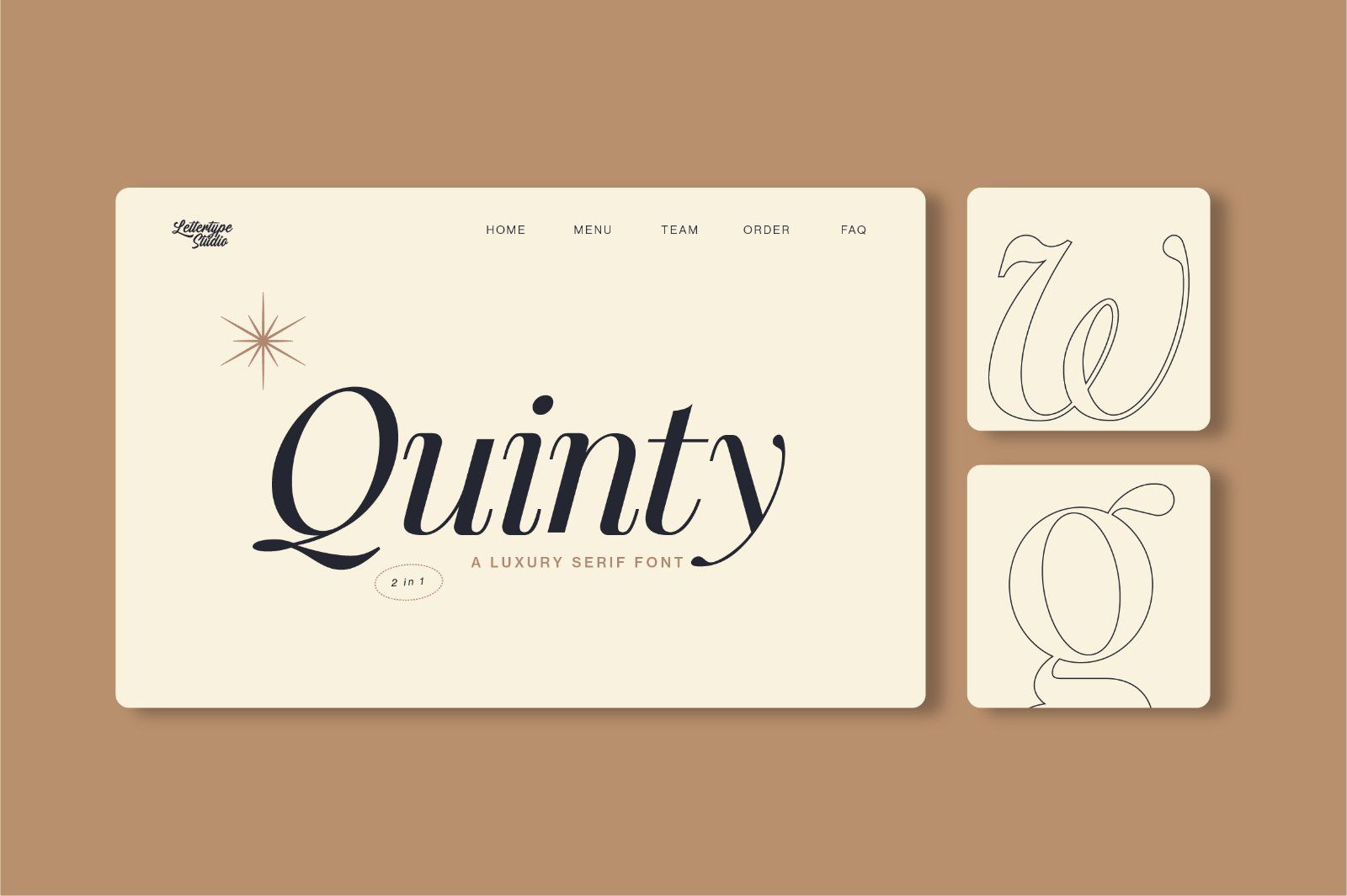 Quinty a Luxury Serif Font Family — image 10