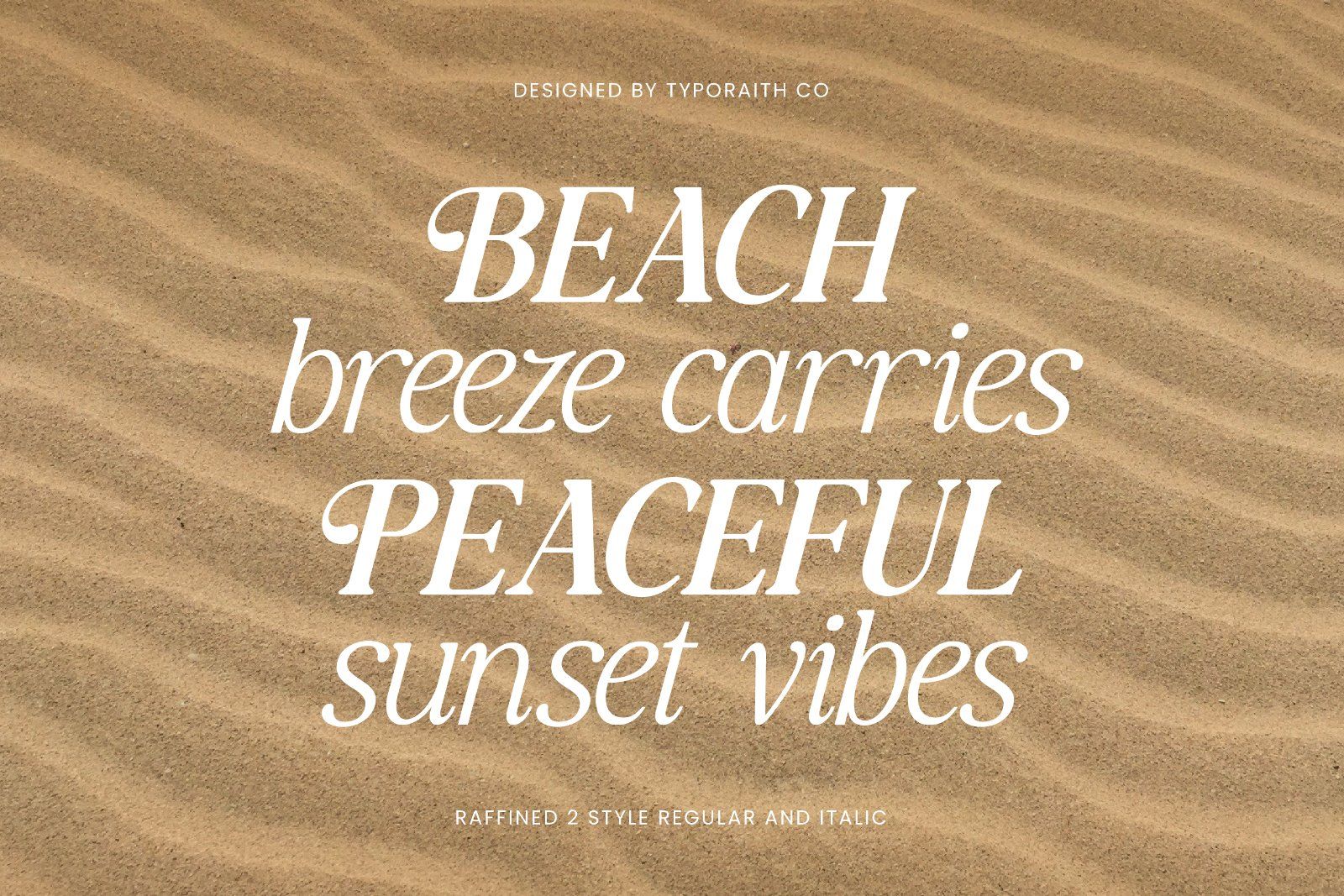 The Raffined Serif | Editorial Font