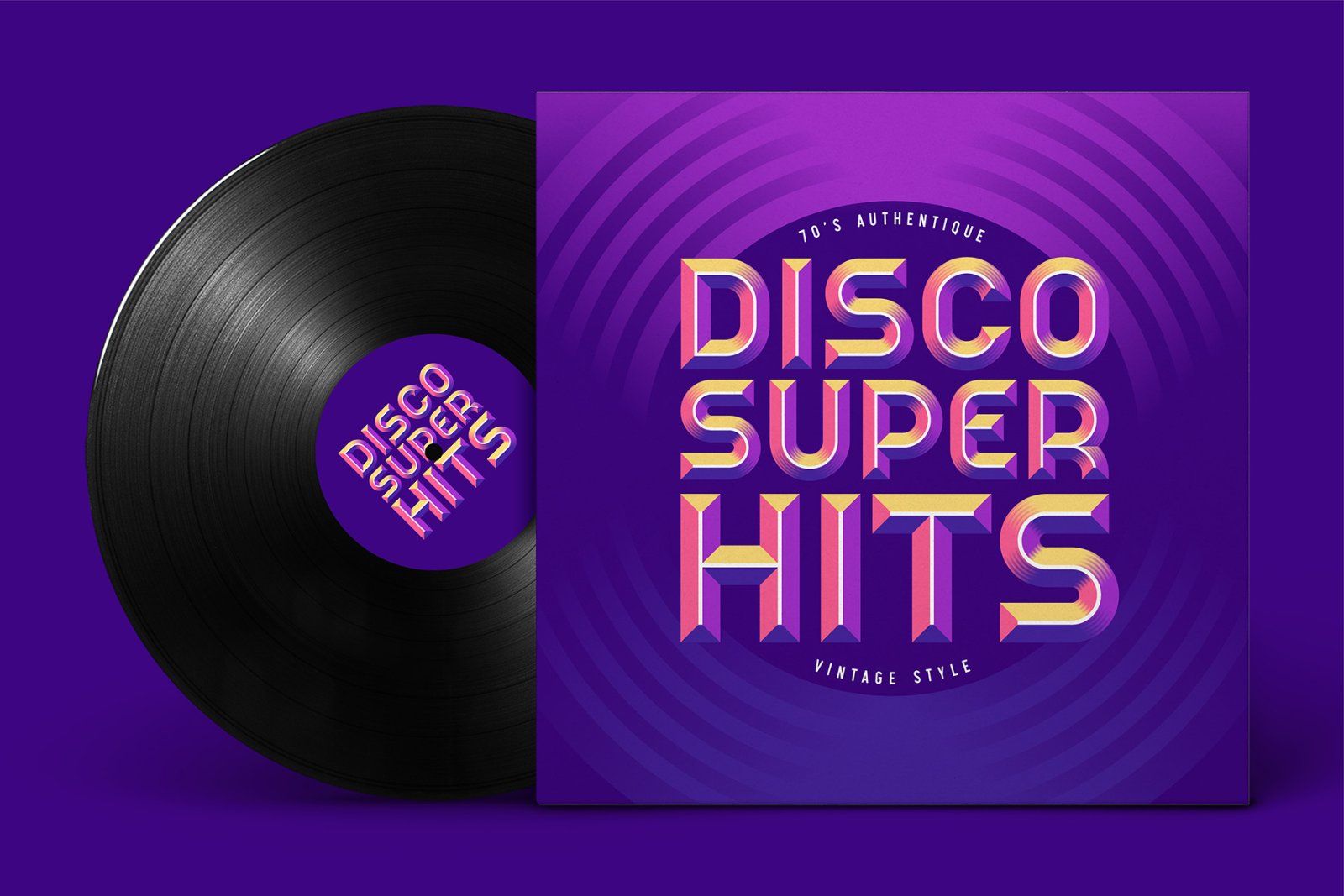 Record Label - Color Vector Font — image 2