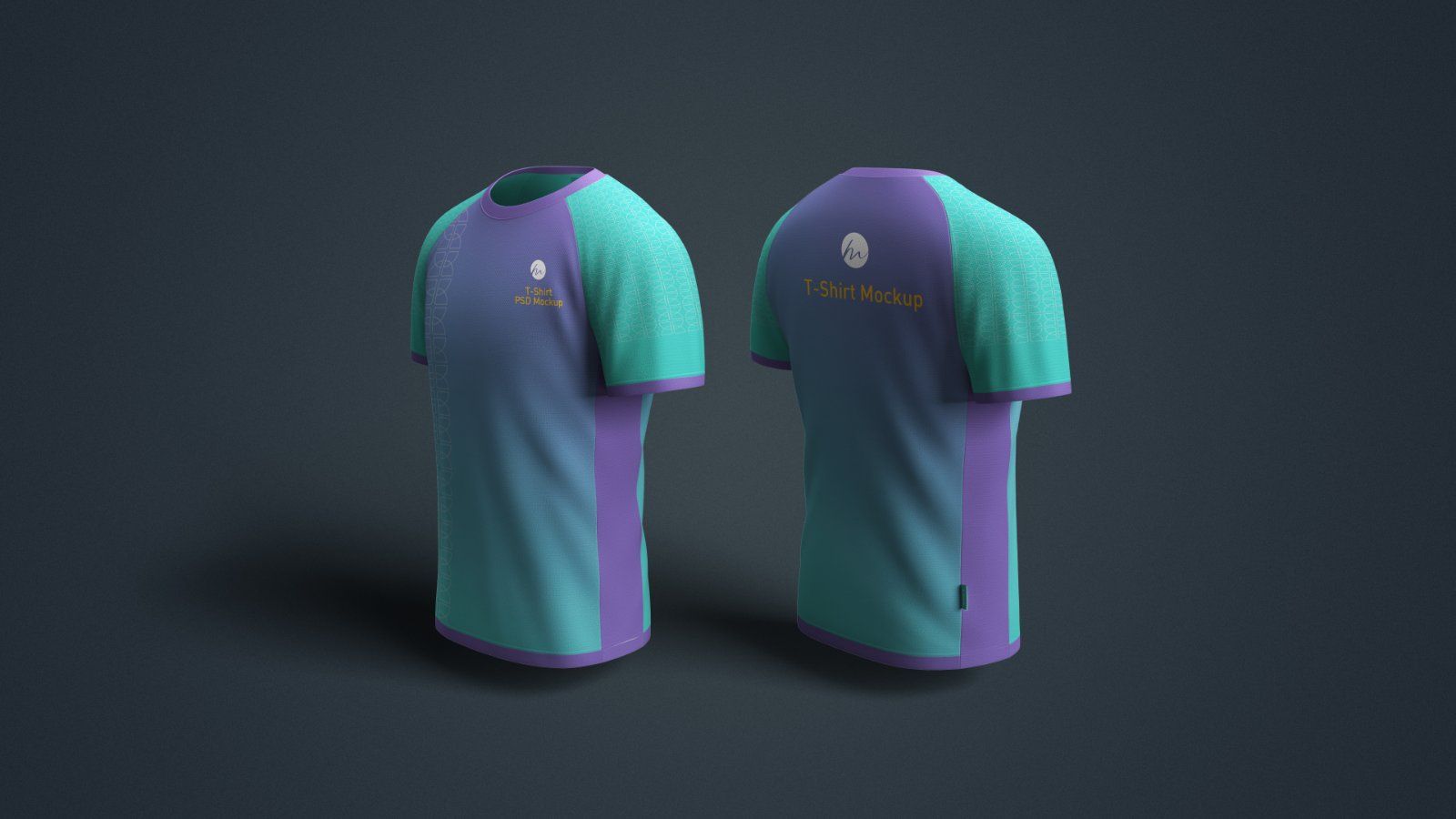 Round Neck T-Shirt Mockup - 4 PSDs