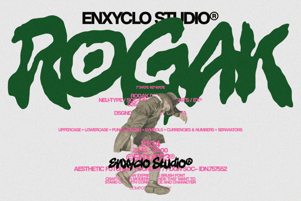ROGAK  — Raw Branding Font — image 1