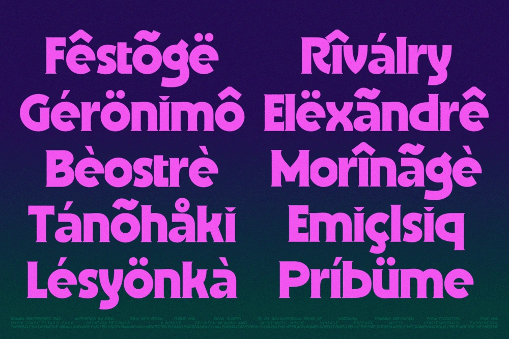 ROMIEN — Modern Classic Display Font — image 15