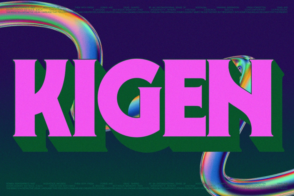 ROMIEN — Modern Classic Display Font — image 5