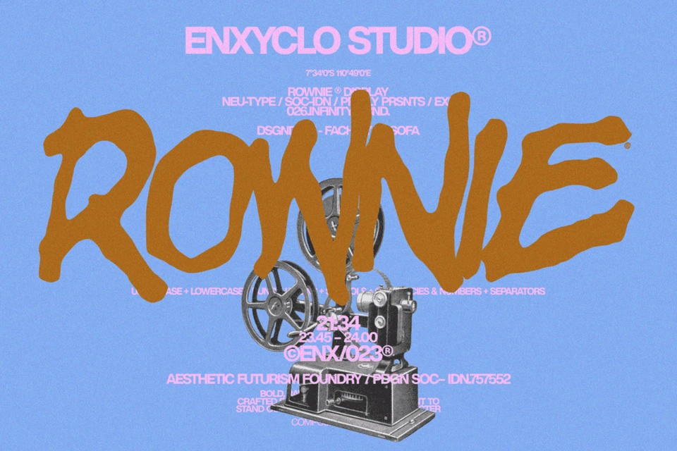 ROWNIE  — Modern Branding Font