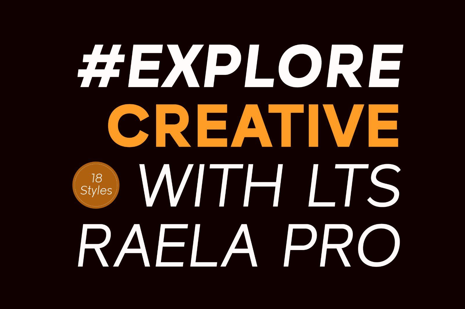 Raela Pro a Geometric Sans Serif Family — image 4
