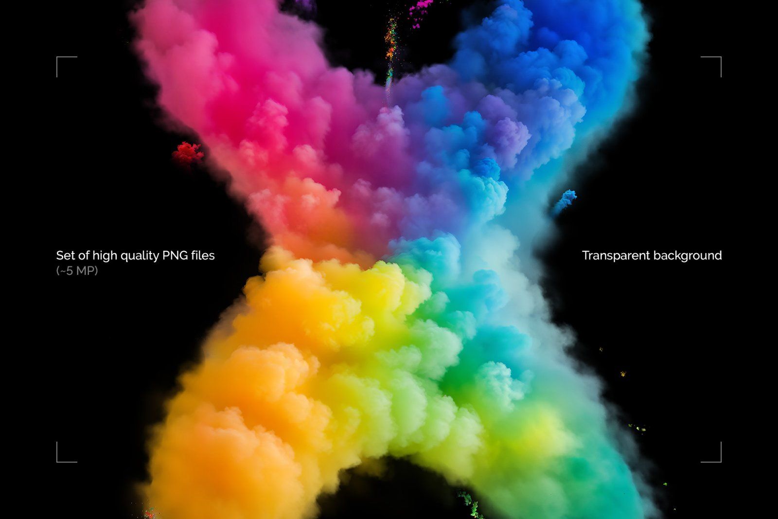 Rainbow Pow - Color Bitmap Font — image 3