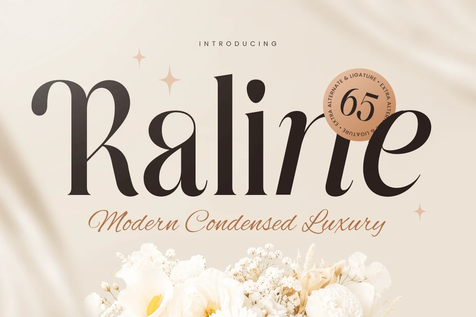 Raline-Modern Condensed Luxury Font