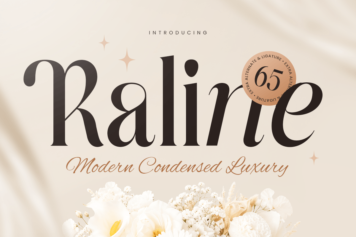 Raline-Modern Condensed Luxury Font — image 1