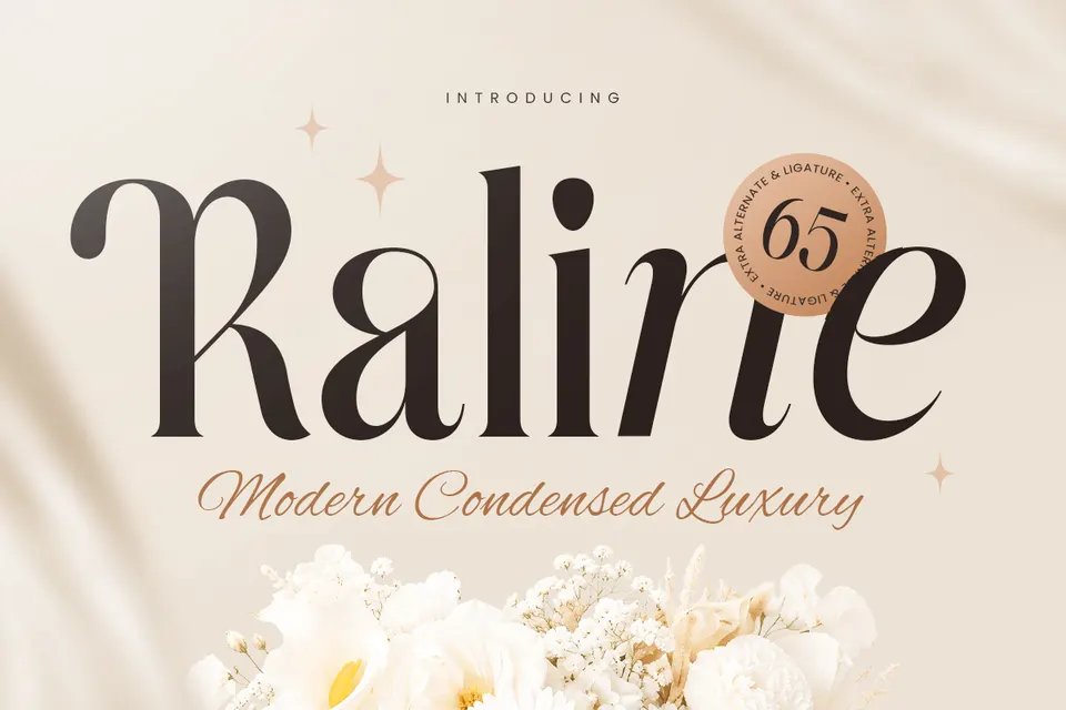 Raline-Modern Condensed Luxury Font