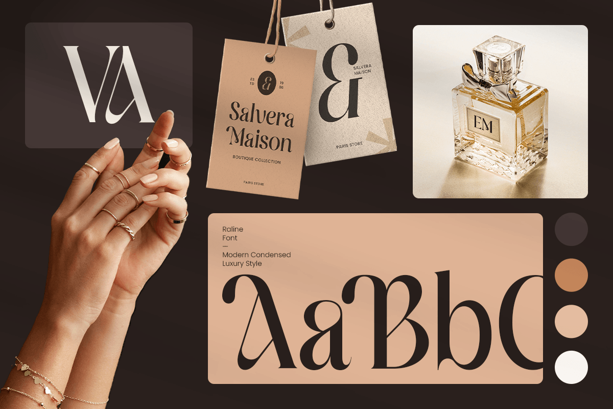 Raline-Modern Condensed Luxury Font — image 2