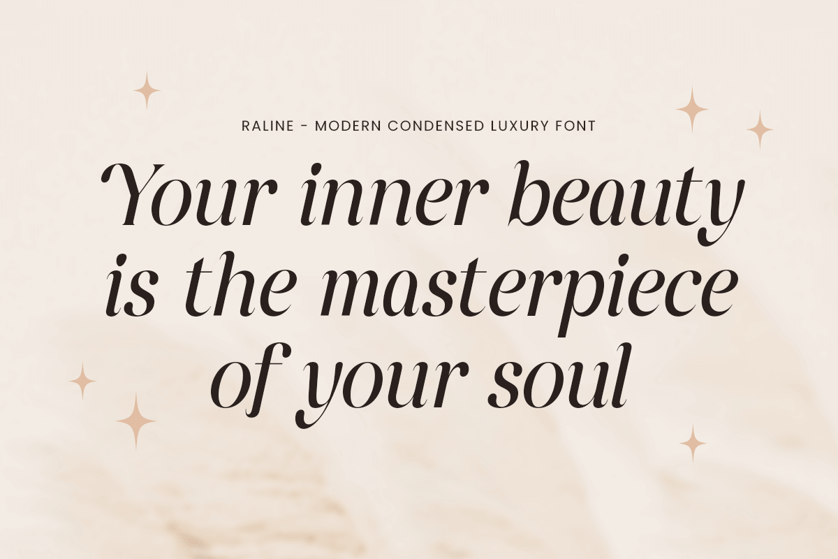 Raline-Modern Condensed Luxury Font — image 6