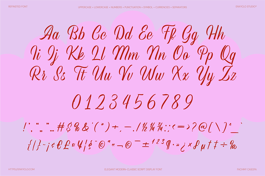 Refinsted — Elegant Script Calligraphy Font