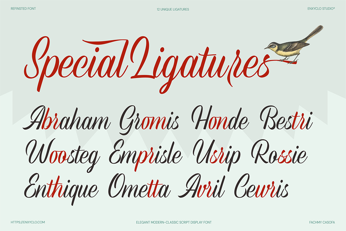 Refinsted — Elegant Script Calligraphy Font