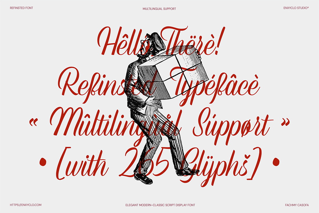 Refinsted — Elegant Script Calligraphy Font