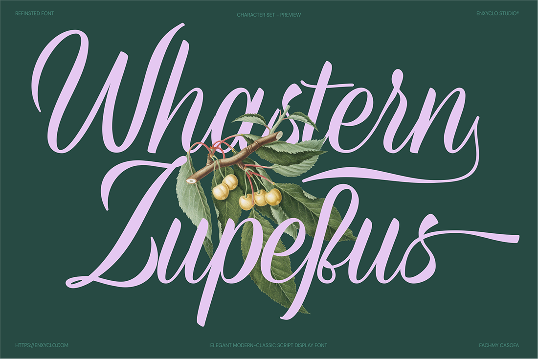 Refinsted — Elegant Script Calligraphy Font