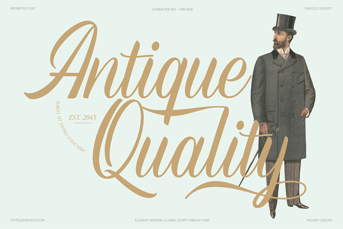 Refinsted — Elegant Script Calligraphy Font