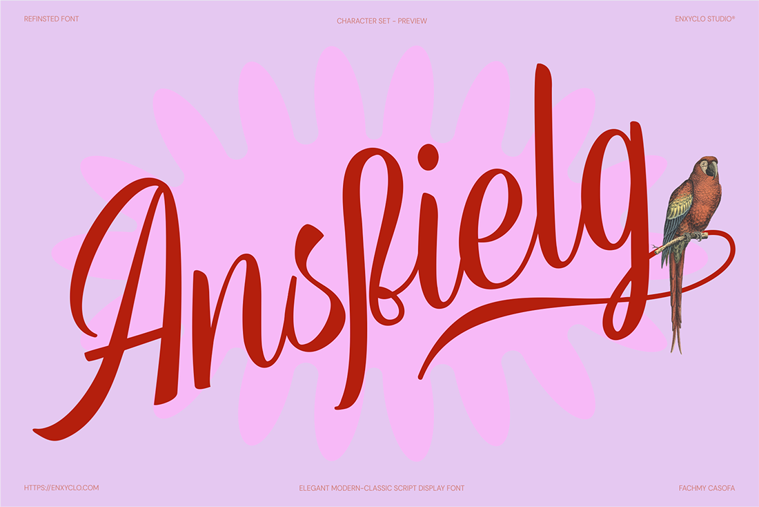 Refinsted — Elegant Script Calligraphy Font