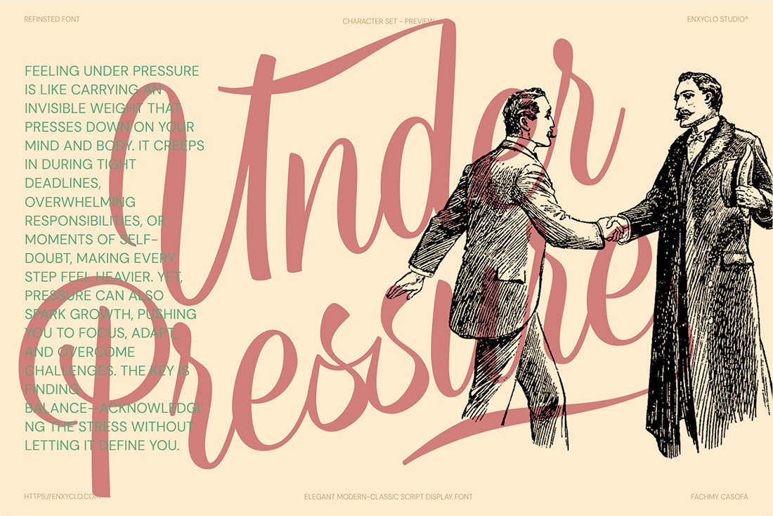 Refinsted — Elegant Script Calligraphy Font