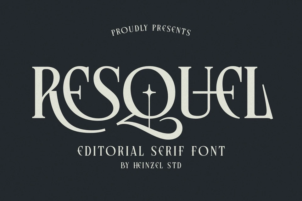 Resquel Elegant Editorial Serif Font