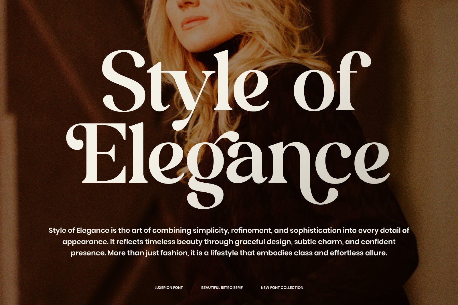 Luxerion - Beautiful Retro Serif Font — image 4