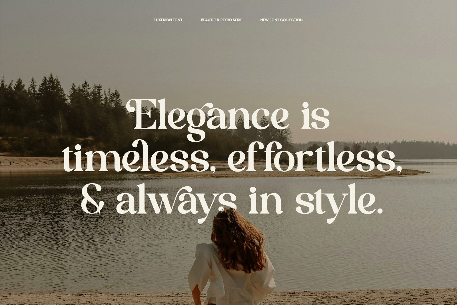 Luxerion - Beautiful Retro Serif Font — image 6