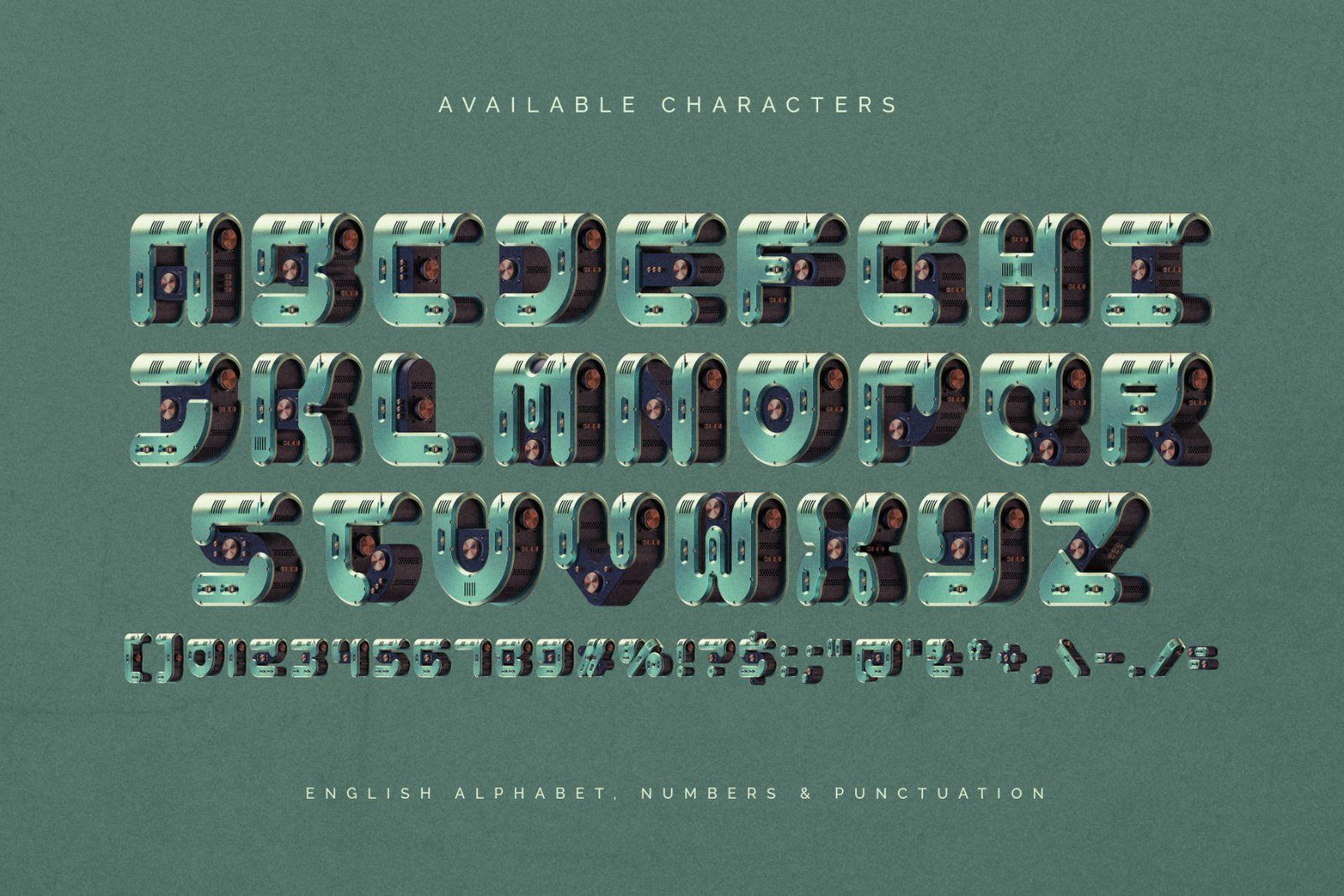 Retro Radio - Color Bitmap Font — image 5