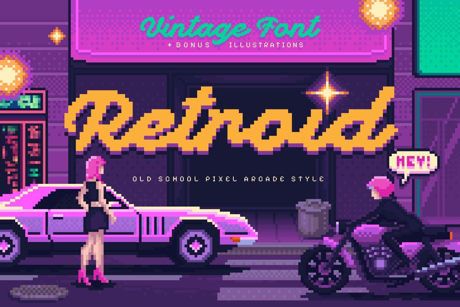Retroid - Vintage Font — image 1