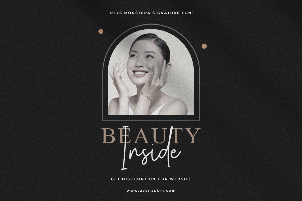 Reys Monstera Signature Script Font — image 6