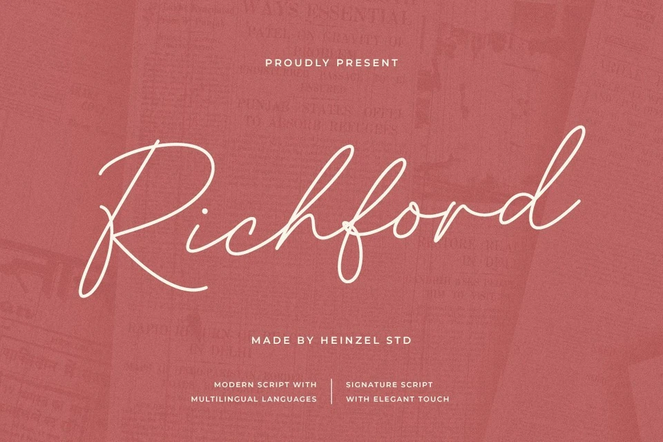 Richford Signature Script Font