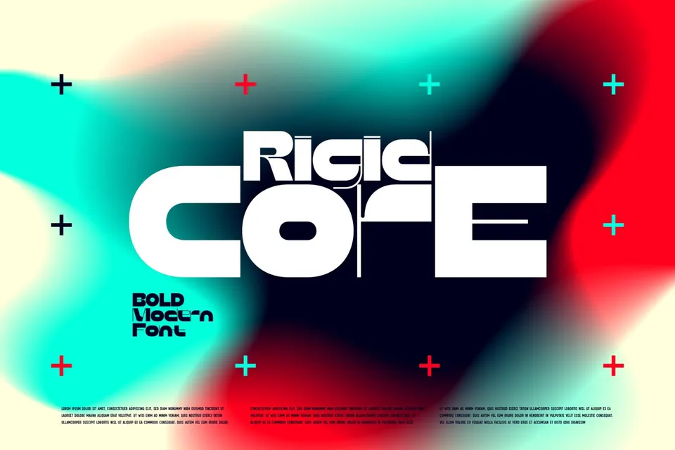 Rigid Core — Modern Font