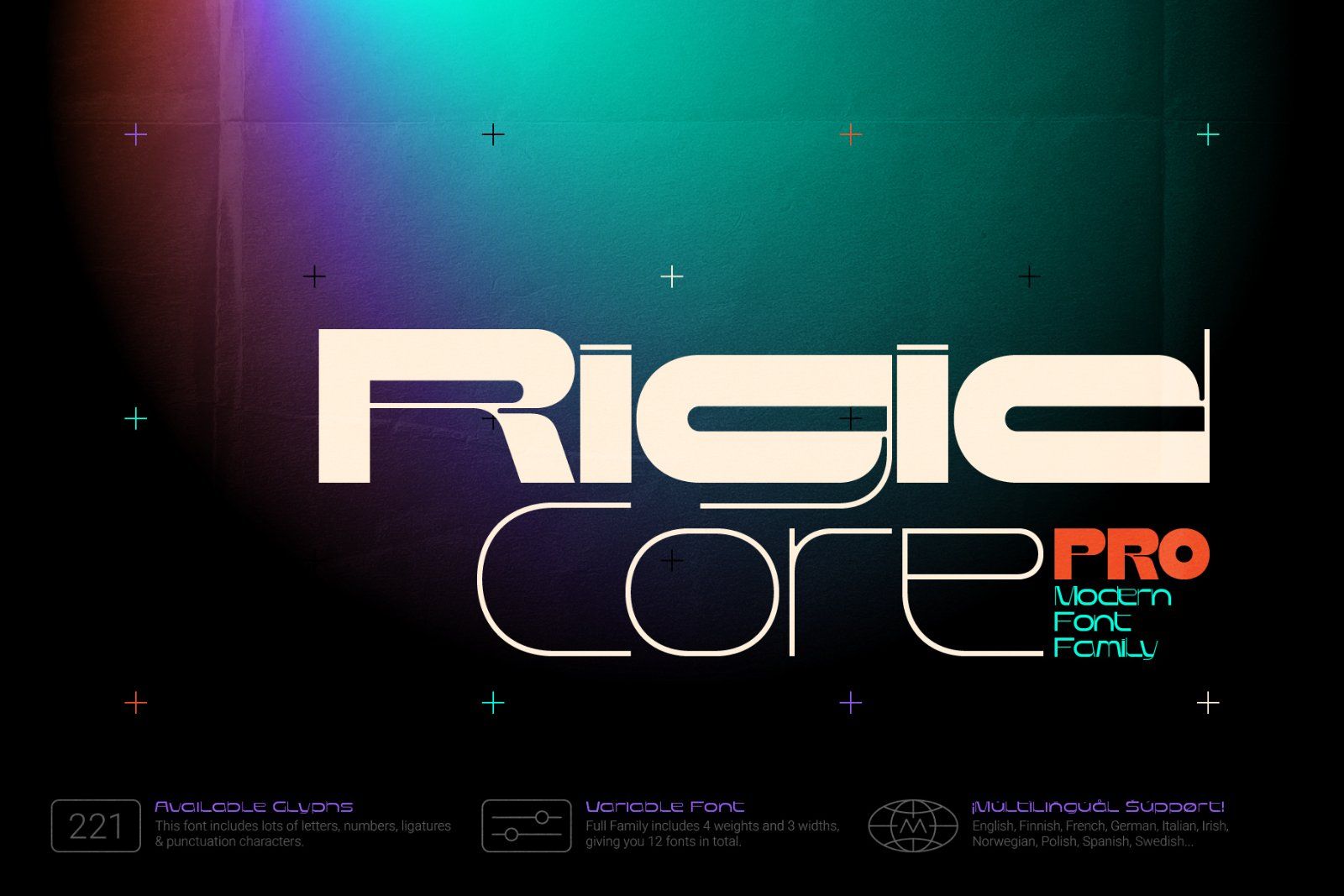 Rigid Core PRO Font Family — image 1