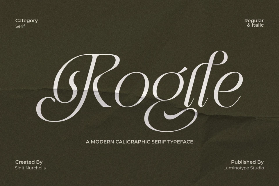LT Rogile - Modern Serif Typeface
