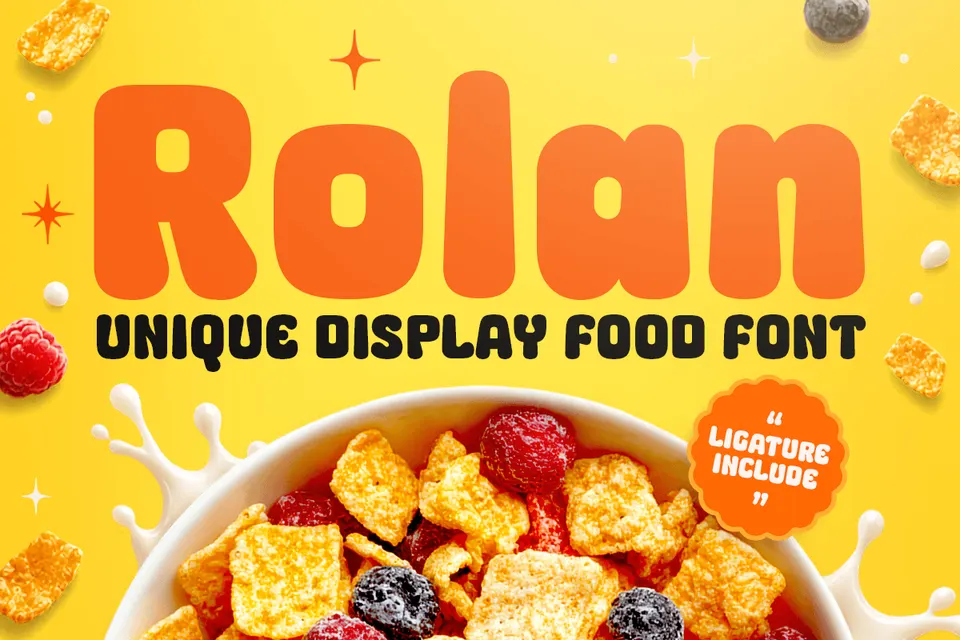 Rolan-Food Logo Font