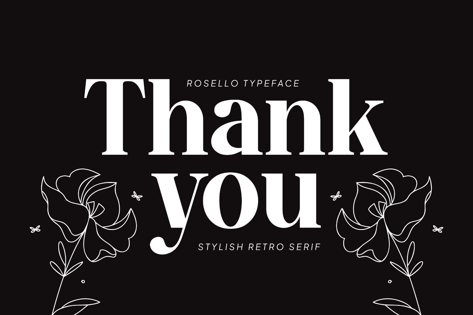Rosello - Retro Serif Font — image 10