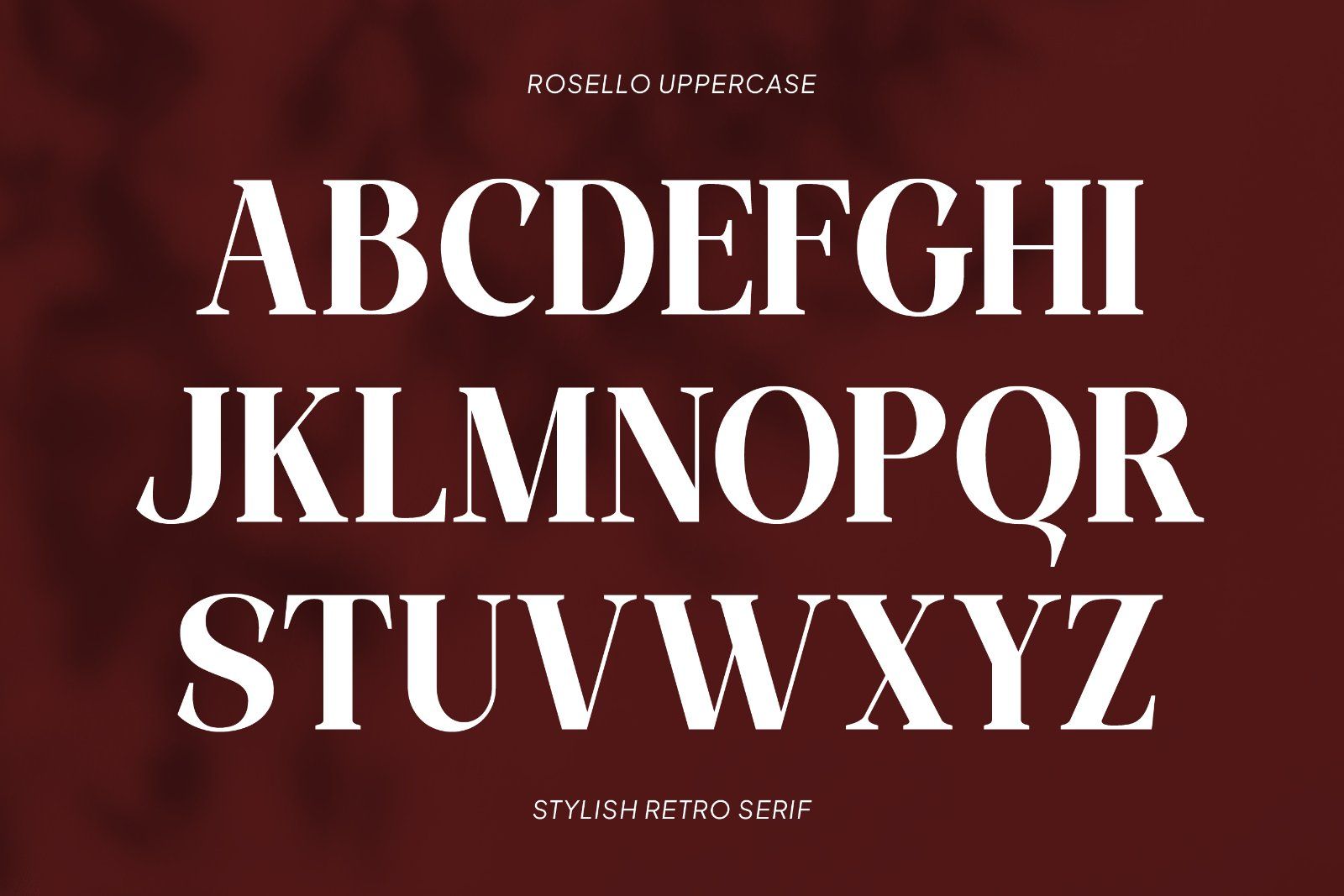 Rosello - Retro Serif Font — image 7