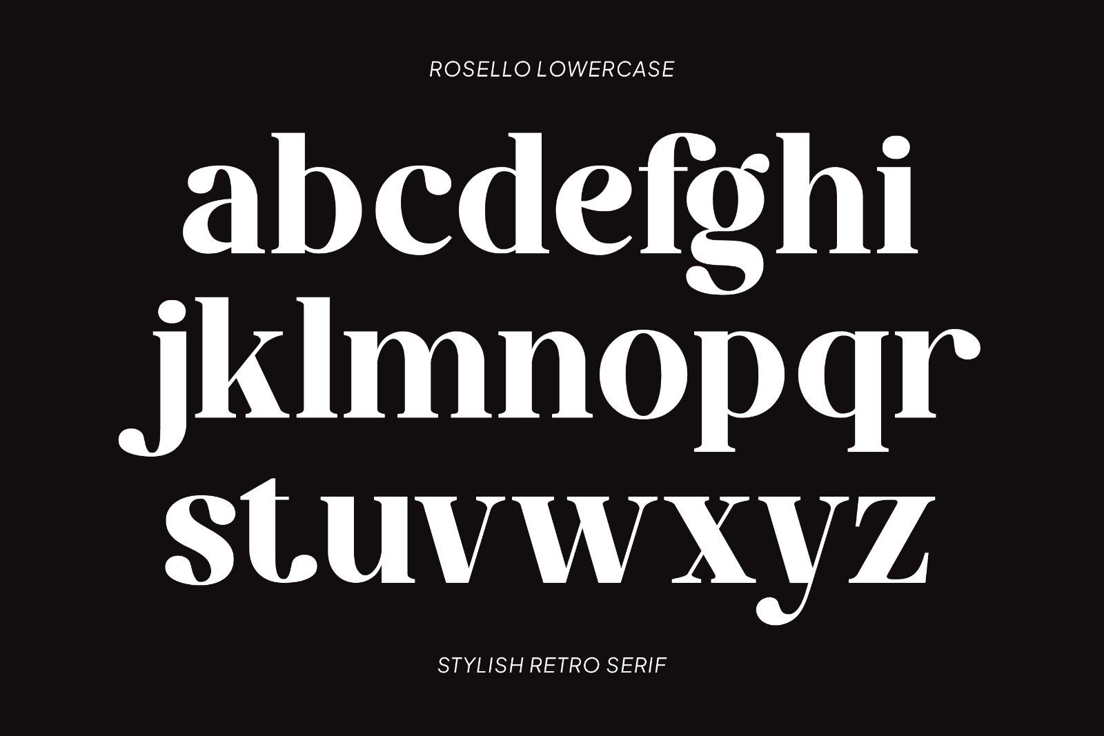 Rosello - Retro Serif Font — image 8