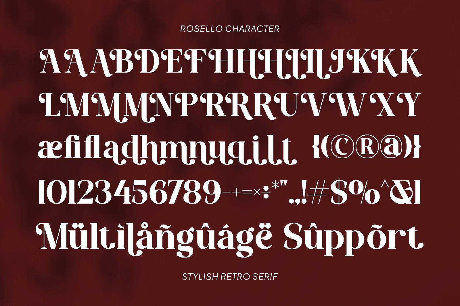 Rosello - Retro Serif Font — image 9